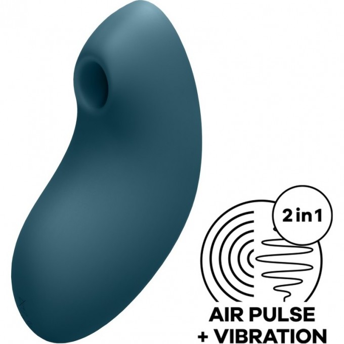 Клиторальный стимулятор SATISFYER VULVA LOVER 2, синий 4018621
