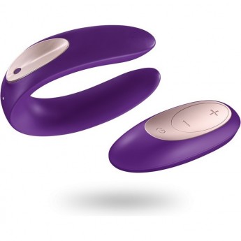 Вибростимулятор для пар с пультом ДУ SATISFYER PARTNER PLUS REMOTE Вибростимулятор для пар с пультом ДУ SATISFYER PARTNER PLUS REMOTE